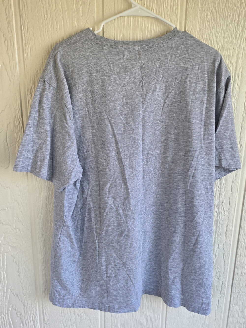 Men's Hurley Heather Gray Graphic Logo T-Shirt with Blue Accents, Size XL - Picture 4 of 4